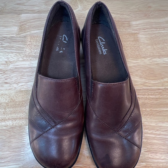 CLARKS Bendables May Poppy classic slip on loafer size 7M - Picture 10 of 13